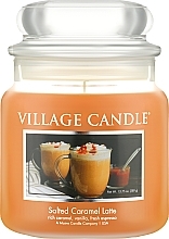Scented Candle in Jar "Salty Caramel Latte" - Village Candle Salted Caramel Latte — photo N5