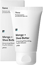 Fragrances, Perfumes, Cosmetics Mango & Shea Butter Face Cream for Dry Skin - Sane Face Cream