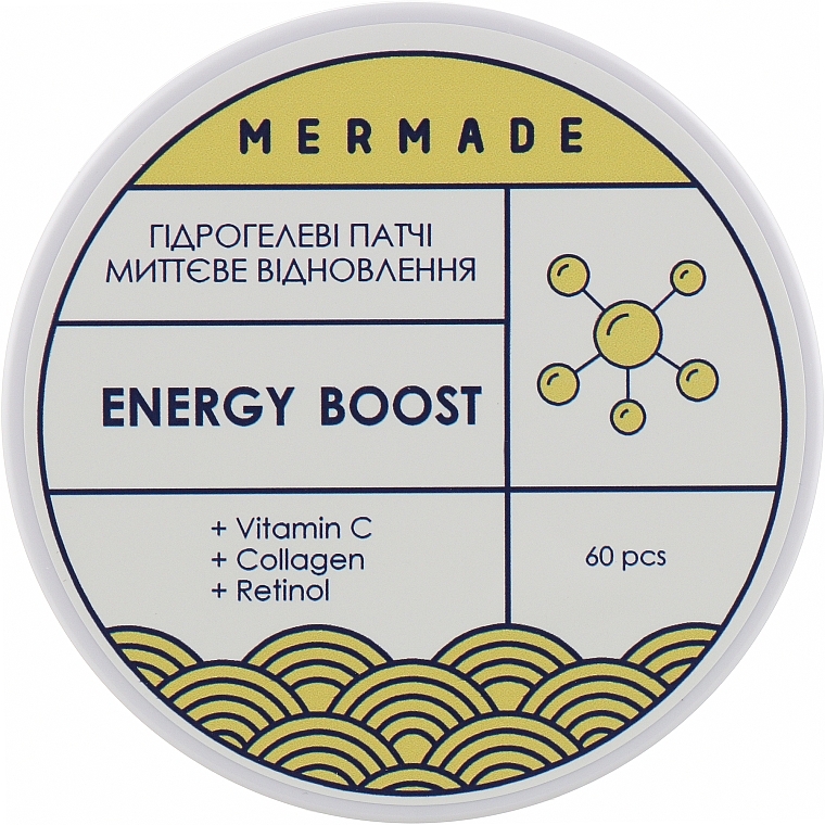 Vitamin Hydrogel Eye Patch - Mermade Energy Boost Patch — photo N3