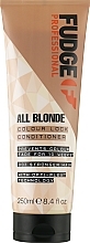 Fragrances, Perfumes, Cosmetics Blonde Hair Conditioner - Fudge Professional All Blonde Colour Lock Conditioner