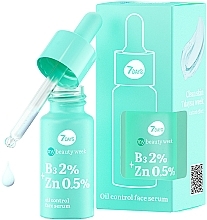 Fragrances, Perfumes, Cosmetics Sebum Regulating Face Serum - 7 Days My Beauty Week B3 2%+ZN 0,5%
