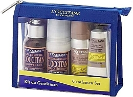 Fragrances, Perfumes, Cosmetics Set - L'Occitane Gentlemen Set (sh/gel/75ml + deo/50ml + shaving/gel/30ml + ash/balm/30ml)