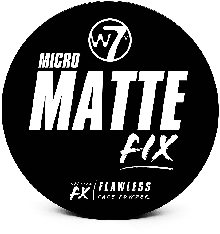 Powder - W7 Micro Matte Fix Compact Powder — photo N1