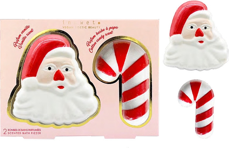 Set - Inuwet Santa Claus (bath/bomb/180g + bath/bomb/100g) — photo N1