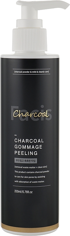 Charcoal Face Peeling Gommage - Facial Charcoal Gommage Peeling — photo N1