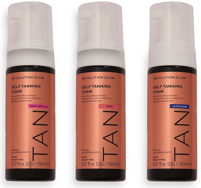 Self-Tanning Mousse - Makeup Revolution Glow Self Tanning Mousse — photo N13