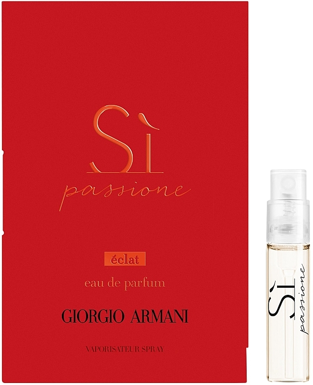 GIFT! Giorgio Armani Si Passione Eclat - Eau de Parfum (sample) — photo N1