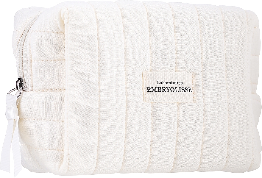 GIFT! White Cosmetic Bag - Embriolisse Laboratories — photo N1