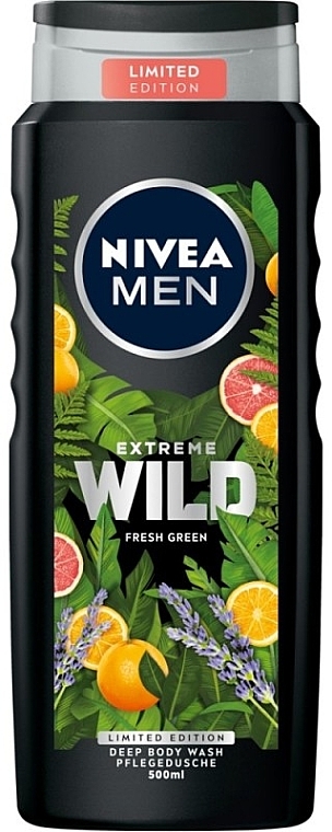 Shower Gel 'Fresh Green' - Nivea Men Extreme Wild Fresh Green — photo N1