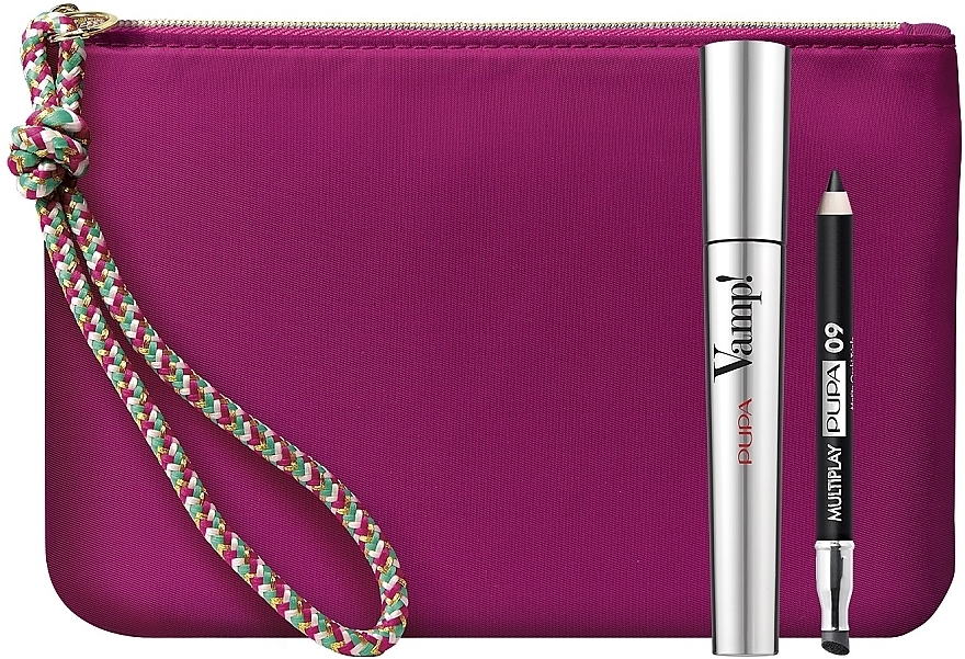 Pupa Vamp! Exceptional Volume & Mini Multiplay (mascara/9ml + pencil/0.8g+ bag) - Bundle — photo N2