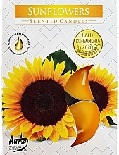 Sunflower Tealight Set - Bispol Sunflower Scented Candles — photo N1