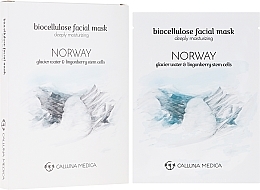 Fragrances, Perfumes, Cosmetics Sheet Mask "Norway" - Calluna Medica Norway Deeply Moisturizing Biocellulose Facial Mask