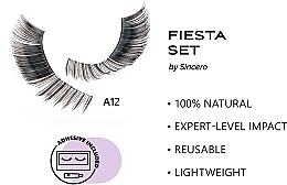 False Lashes - Sincero Salon Eyelashes Glamour (2pcs)  — photo N2