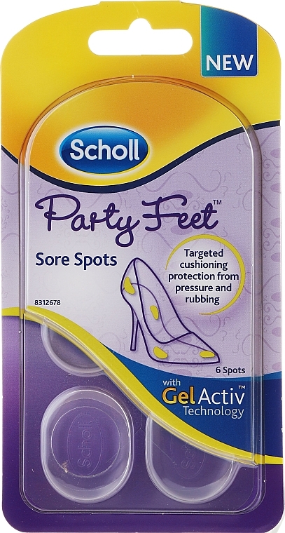 Invisible Gel Sore Spots - Scholl Party Feet Invisible Gel Sore Spots — photo N1