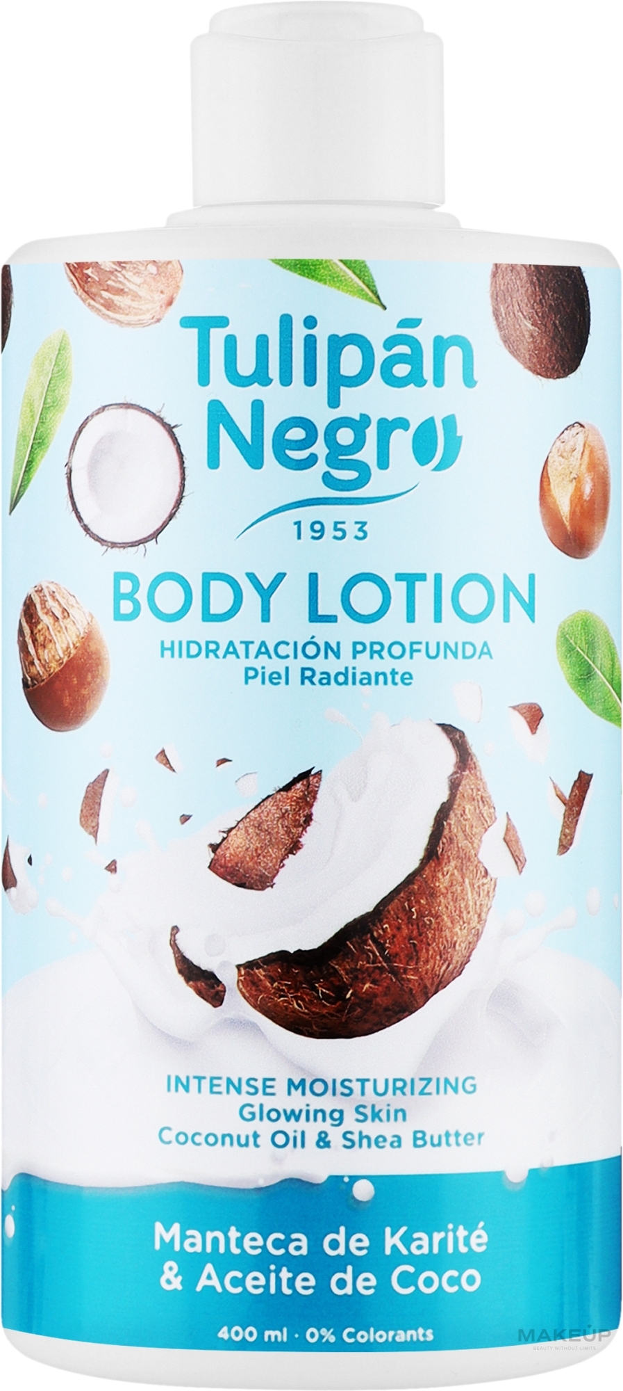 Shea Butter & Coconut Oil Body Lotion - Tulipan Negro Shea Butter & Coconut Oil Body Lotion — photo 400 ml