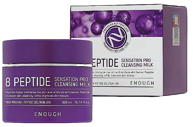 Peptide Face Cleansing Milk - Enough 8 Peptide Sensation Pro Cleansing Milk — photo N2