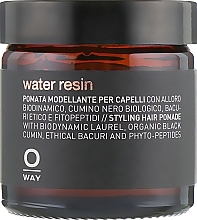 Medium Hold Hair Styling Pomade - Oway Man Water Resin — photo N1
