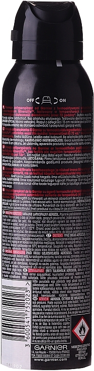 Deodorant-Spray "Active Control" - Garnier Mineral Men 72h Action Control Thermic — photo N2