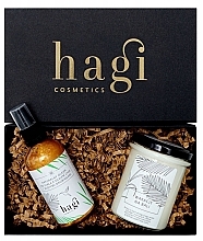 Fragrances, Perfumes, Cosmetics Set - Hagi Cosmetics Set (b/oil/100ml + candle/230g)