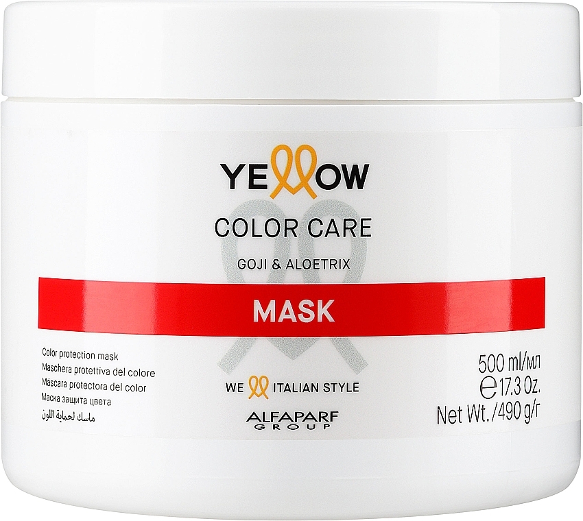 Color Protection Hair Mask - Yellow Color Care Mask — photo N1