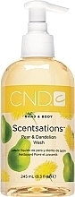 Fragrances, Perfumes, Cosmetics Shower Gel - CND Hand and Body Scentsations Pear & Dandelion Wash