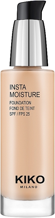 Perfecting & Moisturising Liquid Foundation - Kiko Milano Instamoisture Foundation SPF25 — photo N2