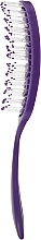 Flexible Blowing Rectangle Hair Drying and Styling Brush, CR-4280, violet - Christian — photo N3