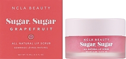 Pink Grapefruit Lip Scrub - NCLA Beauty Sugar, Sugar Pink Grapefruit Lip Scrub — photo N20