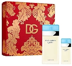 Dolce & Gabbana Light Blue - Set (edt/200ml + edt/25ml) — photo N1