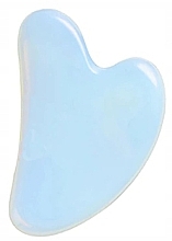 Blue Opal Face Massager - Lewer Blue Opal Gua Sha Face Massager — photo N1