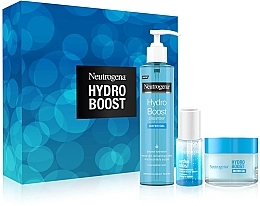 Set - Neutrogena Hydro Boost Set (f/gel/200ml + f/ser/15ml + f/gel/50ml) — photo N1