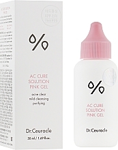 Fragrances, Perfumes, Cosmetics Sebo-Regulating Face Cleansing Gel - Dr.Ceuracle Ac Care Solution Pink Gel