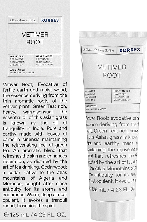 Korres Vetiver Root - After Shave Balm — photo N2