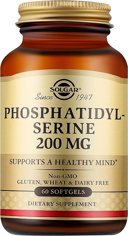 Dietary Supplement "Phosphatidyl Serine" - Solgar Phosphatidyl Serine — photo N1