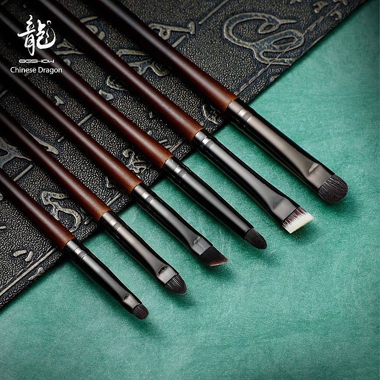 メイクブラシセット、20本 - Eigshow Beauty Chinese Dragon Ebony Professional — photo N2