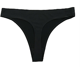 Seamless Thongs, black - Moraj — photo N2