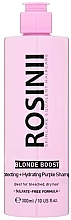 Fragrances, Perfumes, Cosmetics Protective Moisturizing Purple Shampoo - Rosinii Blonde Boost Protecting + Hydrating Purple Shampoo