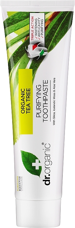 Toothpaste "Tea Tree" - Dr. Organic Organic Tea Tree Toothpaste — photo N1