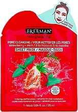 Cleansing Facial Sheet Mask "Strawberry & Mint" - Freeman Feel Beautiful Pore Cleansing Sheet Mask — photo N1