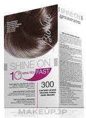 Hair Colour - BioNike Shine On Fast Hair Dye Color — photo 300 - Dark Brown