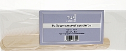 Fragrances, Perfumes, Cosmetics Premium Sugaring Set - Tufi Profi (hairrem/strips/10pcs + putty/knife/5pcs)