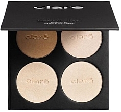 Fragrances, Perfumes, Cosmetics Powder Highlighter Palette - Clare Make-up Surgery