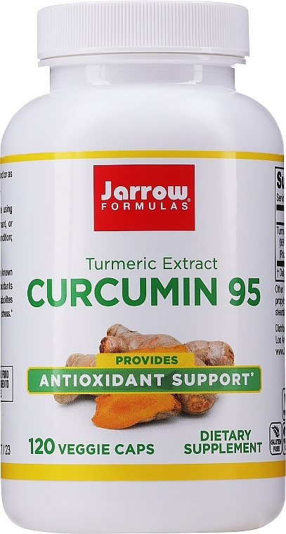 Dietary Supplement "Curcumin 95" - Jarrow Formulas Curcumin 95 500mg — photo N2