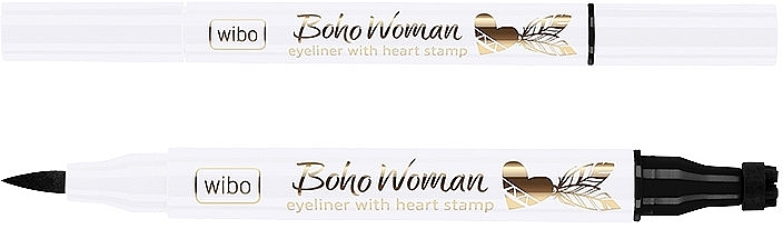 Eyeliner with Stamp - Wibo Boho Woman Eyeliner with Heart Stamp — photo N1