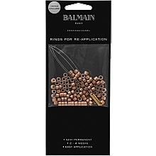 Fragrances, Perfumes, Cosmetics Hair Extension Micro-Rings, light brown, 100 pcs. - Balmain Paris Hair Couture Soft Rings Light Brown