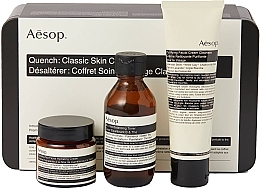 Fragrances, Perfumes, Cosmetics Set - Aesop Quench Classic Skin Care Kit (toner/100ml + cream/100ml + cream/60ml)