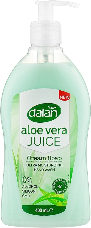 Liquid Cream Soap 'Aloe Vera Juice Extract' - Dalan Cream Soap Aloe Vera — photo N1