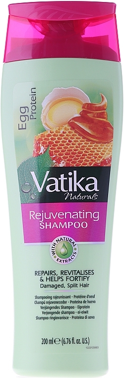 Shampoo with Egg Proteins - Dabur Vatika Egg Shampoo — photo N2