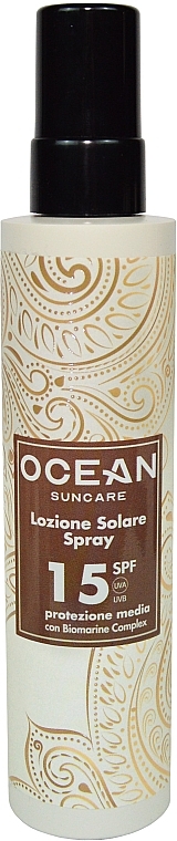 Sunscreen Lotion Spray SPF15 - Emocean Ocean Suncare Lozione Solare Spray SPF15 — photo N1