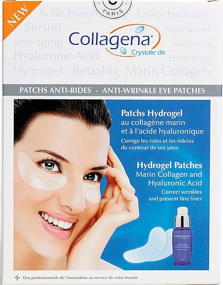Set - Collagena Paris DermaLift Anti-Wrinkle Set (eye/patch/16pcs + eye/serum/15ml) — photo N1
